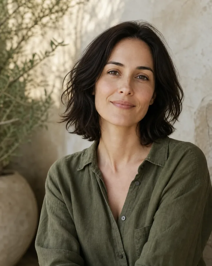 Portrait of a woman in a natural setting